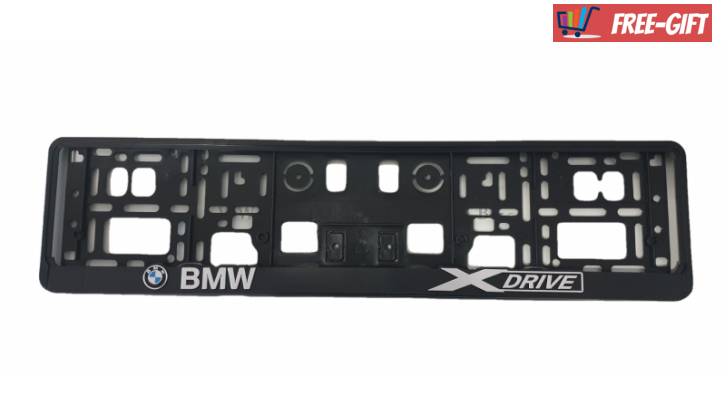 ПРОМО Комплект рамки за номер на автомобил BMW X-drive снимка #0