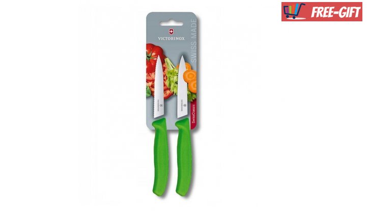 Комплект два ножа за плодове и зеленчуци Victorinox Swiss Classic,10 см снимка #1