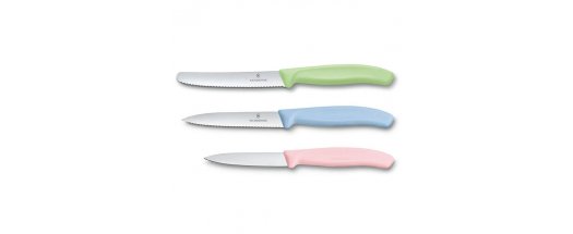 Комплект Victorinox Swiss Classic Trend Colors, три ножа снимка #1