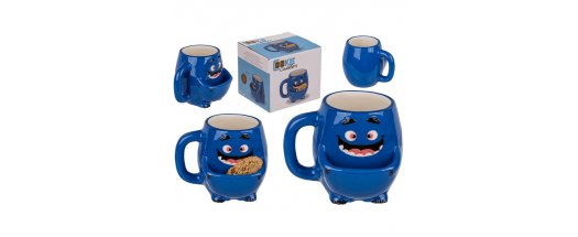 Керамична чаша Cokie Cuddler blue Monster 400 мл снимка #3